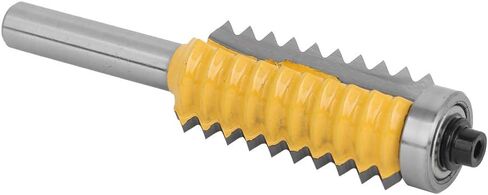 Bordstract 8mm Shank Finger Glue Joint Router Bit, Carbide Woodworking Milling Cutter Router Bit Multi Tooth Cutter for Wave Type Wood Milling(8x41) in Saudi Arabia