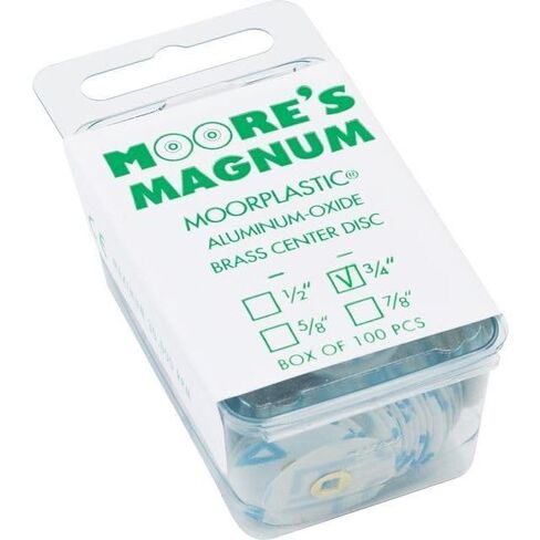 E. C. Moore's Magnum Aluminum Oxide Snap-on Disc 3/4" Coarse Grit Pkg of 100 in Saudi Arabia