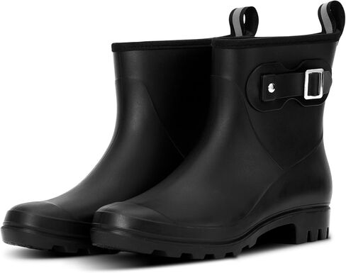 Women's Short Rain Boots Waterproof, Chelsea Ankle Rain Shoes Rubber Garden Boot for Ladies in Saudi Arabia