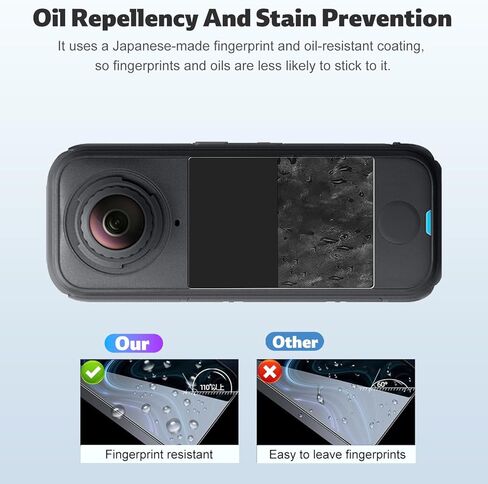 3-Pack Screen Protector for Insta360 X4 Air, Tempered Glass Camera Screen Protector, 9 Hardness HD Clear, Anti-Scratch and Bubble-Free Protective Film in Saudi Arabia