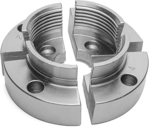 حلقة لوحة الوجه CK-3.75Z-FP لظرف مخرطة الخشب من سلسلة BMWOOD CK100، متوافقة مع ظرف Harbour Freight Bauer 23222A-B. in Kuwait