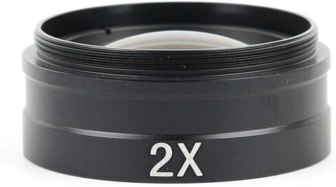 ZTBH Microscope Accessories Kit 0.3X 0.35X 0.5X Reduction Lens 2X Objective Lens, Auxiliary Objective Lens Video Microscope Microscope Slides(0.35X) in Saudi Arabia