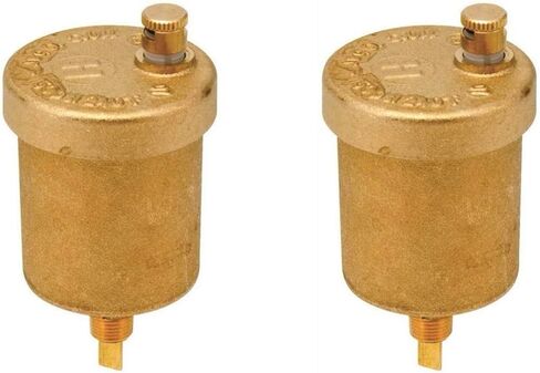(عبوة من 2) قطعة بديلة لفتحة تهوية عالمية أوتوماتيكية من Honeywell FV180 Goldtop، 1/8 بوصة Npt in Kuwait