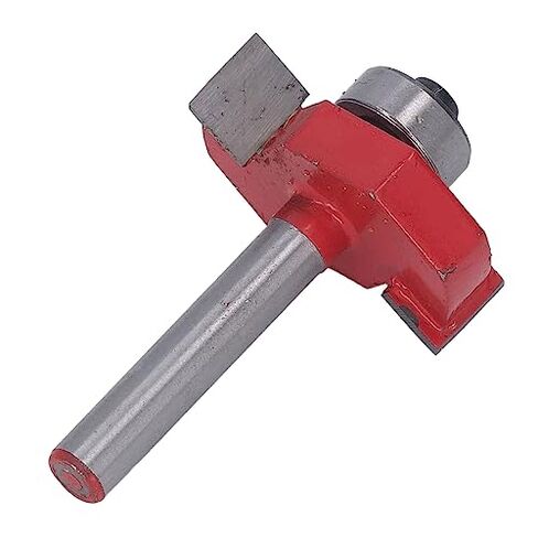 14 Inch Shank Tungsten Alloy T Type Router Bit Woodworking Grooving Router Bit (1/4x3/8) in Saudi Arabia