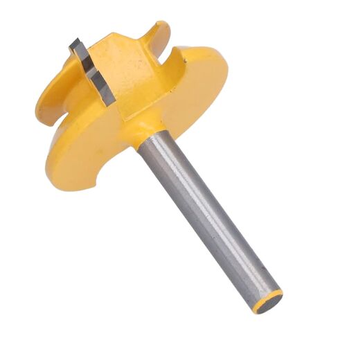 45 Degree Router Bit High Abrasion Resistance Woodworking Tenon Cutter for Woodworkers and DIY Projects 6mm Shank in Saudi Arabia