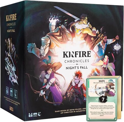 Kinfire Chronicles: Night's Fall | من السهل تعلم لعبة الحملة التعاونية | مغامرة الخيال الملحمية مع بناء سطح السفينة | الأعمار 14 وما فوق | صنعها حلم لا يصدق in Kuwait