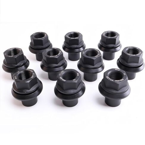M14 x 1.5mm Wheel Locks, Fit for Ram 1500, Ram 2500, Ram 3500, F-150, F-250, F-350, Expedition, Wheel Locks, 4 Locking Lug Nuts 2 Pcs Key with 24Pcs 7 Spline Lug Nuts+1 Key, Chrome in Kuwait