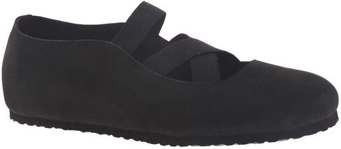 Birkenstock Women's Santa Ana Black Nubuck EU Size: 40 - US Size: 9/9.5 Narrow in Saudi Arabia