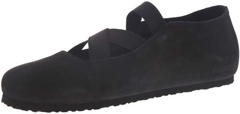 Birkenstock Women's Santa Ana Black Nubuck EU Size: 40 - US Size: 9/9.5 Narrow in Saudi Arabia