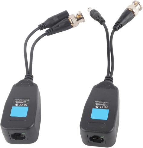 Dioche BNC إلى RJ45 زوج واحد من جهاز الإرسال والاستقبال BNC إلى موصل RJ45، يدعم/TVI/AHD، مناعة الضوضاء 60 ديسيبل، تركيب UTP فعال من حيث التكلفة لكاميرات CCTV in Kuwait