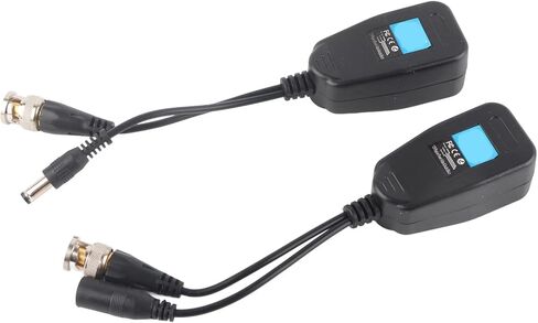 Dioche BNC إلى RJ45 زوج واحد من جهاز الإرسال والاستقبال BNC إلى موصل RJ45، يدعم/TVI/AHD، مناعة الضوضاء 60 ديسيبل، تركيب UTP فعال من حيث التكلفة لكاميرات CCTV in Kuwait