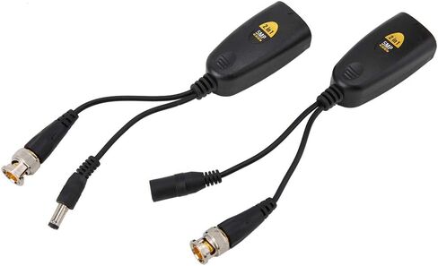 Dioche 1 زوج 5MP عالية الوضوح فيديو قوة Balun جهاز الإرسال والاستقبال الملتوي زوج الارسال لنظام كاميرا CCTV الأمن ABS البلاستيك 12V48V in Kuwait