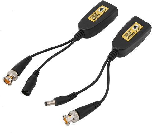 Dioche 1 زوج 5MP عالية الوضوح فيديو قوة Balun جهاز الإرسال والاستقبال الملتوي زوج الارسال لنظام كاميرا CCTV الأمن ABS البلاستيك 12V48V in Kuwait