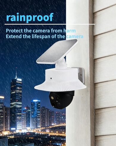 Outdoor Rain Cover for Solar Security Cameras, Compatible with Eufy S340, Dustproof and UV Resistant in Kuwait
