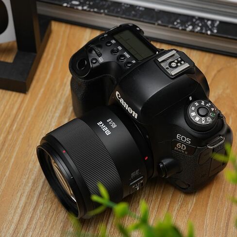 Meike 85mm F1.8 SE Mark II STM AF Full Frame Auto Focus Medium Telephoto High Resolution 8K Portrait Lens Compatible with Canon EOS EF Mount Digital SLR Cameras 5D 6D 5D Mark IV 6D Mark II in Saudi Arabia