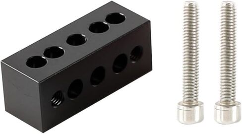 Cushion Block for Astronomical Telescope Guiding Ring Horizontal Lifting High-Strength Aluminum Alloy for Equatorial Mounts and Guide Scopes for Stable Stargazing and Astrophotography (36mm Black) in Saudi Arabia