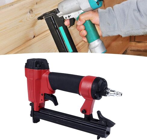 Air Nailer Gun Pneumatic 1013 U Shaped Steel Nail Stapler Efficient Reliable Multi Functional for Furniture Engineering Home Improvement Projects in Saudi Arabia