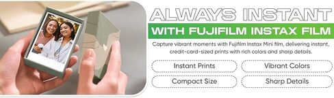 فيلم Fujifilm Instax Mini Instant Daylight Film للكاميرا الفورية مع USB وPixiBytes قطعة قماش للتنظيف من الألياف الدقيقة... (2 × عبوتين + USB) in Kuwait