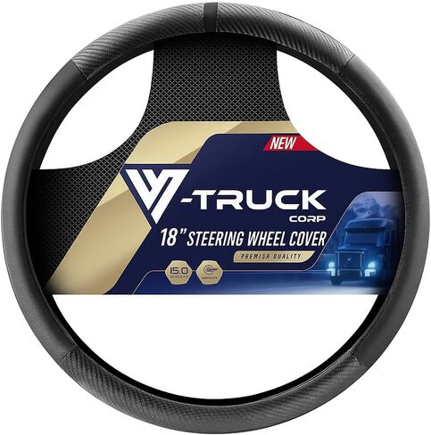 Steering Wheel Cover 18 INCH Size Faux Leather SEMI Truck in Kuwait