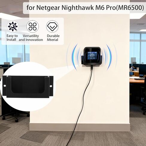for Netgear Nighthawk M6 Pro(MR6500), Wall Mount Bracket & Protective Cover, for Netgear Nighthawk Router, WiFi Router Housing for Home Office in Saudi Arabia