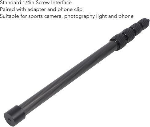 Diyeeni كاميرا Monopod 61 بوصة ترايبود موسع قضيب، سبائك الألومنيوم مركز العمود Gimbal تمديد القطب تلسكوبي عصا قضيب لكاميرات ترايبود / SLR كاميرات العمل in Kuwait