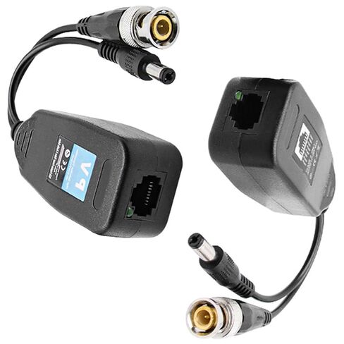 4 في 1 أجهزة إرسال إشارات CCTV لأنظمة AHDs CVIs TVIs CVBS زوج ملتوي نطاقات ممتدة حافظة واقية ABS محولات كاميرا الأمن in Kuwait