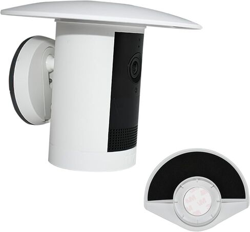 غطاء مطر من الأشعة فوق البنفسجية متوافق مع Ring Outdoor Cam Plus، واقي كاميرا مقاوم للطقس، غطاء كاميرا ظل الشمس، مضاد للتوهج، أسود، عبوة واحدة in Saudi Arabia
