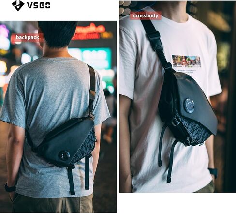 حقيبة كاميرا VSGO 4L، حقيبة كتف كتف مقاومة للماء للرجال والنساء، تناسب الكاميرات بدون مرآة، معدات الطائرات بدون طيار، وأساسيات التكنولوجيا in Kuwait