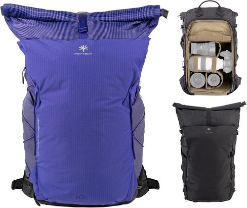 PGYTECH OnePro Ultralight Camera Backpack, Expandable Camera Bag 40L for Photographers, Outdoor Travel Bag with Dividers and 16" Laptop Sleeve, Compatible with DSLR/Drones/Mirrorless (Space Black) in Saudi Arabia
