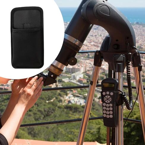 Telescope Hand Controller Pocket Attach Tripod Lightweight Black Sturdy Telescope Accessories Organizer Phone Holder in Saudi Arabia