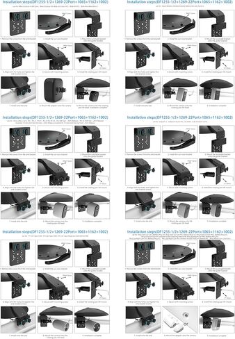 Universal Sun Rain Shade Camera Cover with Gutter Mount for All Outdoor Security Camera with 1/4 Screw, Shield Compatible with R-ing,Blink,Eufy Arlo,Wyze,TP-Link Tapo Camera (Black) in Saudi Arabia