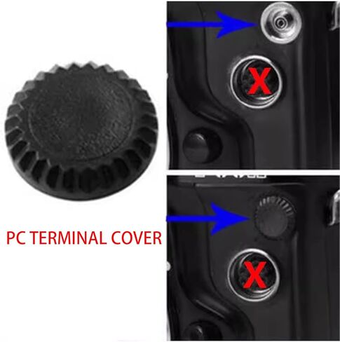 Black Flash PC Sync Terminal Cap for Nikon F2 F3 F3HP FM2 FM FE FE2 FA F4 F4S 2PC in Kuwait