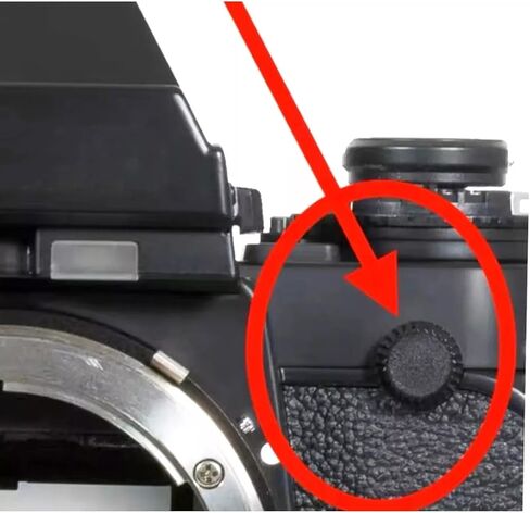 Black Flash PC Sync Terminal Cap for Nikon F2 F3 F3HP FM2 FM FE FE2 FA F4 F4S 2PC in Kuwait