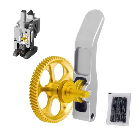 مجموعة تروس البثق من جميع المعدن لـ Bambu Lab P1P و P1S و X1C و X1 Carbon 3D Printer و Upgrade DLC المغطى بالنينو+ in Kuwait