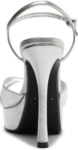 SCHUTZ Maxine Platform Sandal, Silver in Saudi Arabia