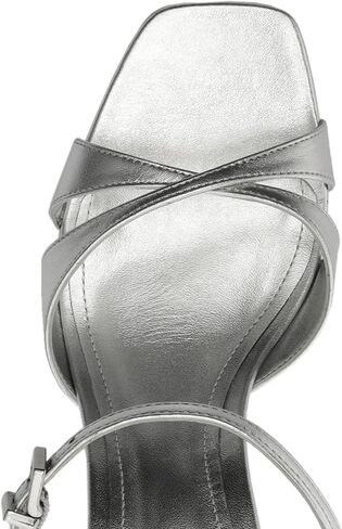 SCHUTZ Maxine Platform Sandal, Silver in Saudi Arabia