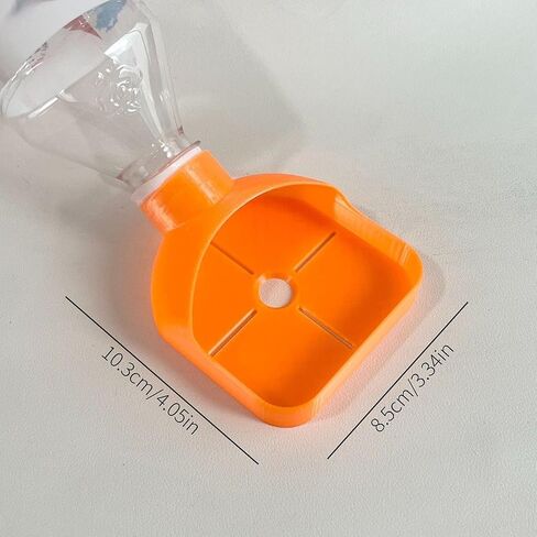 مجمع الغبار المثقاب مقاس 3.3x4 بوصة لبناء الحرف المنزلية متعدد الأغراض وخفيف الوزن وقابل لإعادة الاستخدام مع دليل، برتقالي in Kuwait