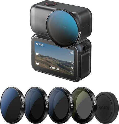 مرشح توقف SmallRig Nano VND 1-5 لـ DJI Osmo Nano، مرشح ND2-ND32 متغير، مرشحات ND قابلة للتعديل، مصنوع من زجاج بصري عالي الدقة متعدد الطبقات، يتضمن حقيبة تخزين in Saudi Arabia