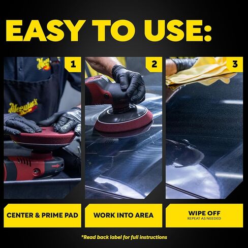 Meguiar's 6" Compounding Foam Pads - M6CFP2 - Professional Foam Cutting Pad, use with Meguiar's Compound to Remove Heavy Defects, Sanding Marks, and Scratches, Machine Pad for Compounding, 2 Pack in Saudi Arabia