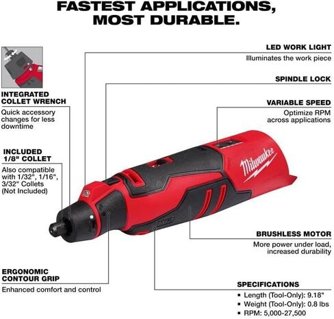 ميلووكي الكهربائية - أداة دوارة M12TRADE BRUSHLESS in Kuwait