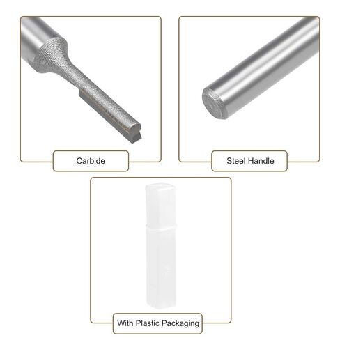 Router Bit 1/4" Shank 1/8" Cutting Dia Single Straight Flute Carbide for Woodworking Carpentry Milling Cutter Tool 2 Pcs in Saudi Arabia