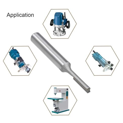 Router Bit 1/4" Shank 1/8" Cutting Dia Single Straight Flute Carbide for Woodworking Carpentry Milling Cutter Tool 2 Pcs in Saudi Arabia