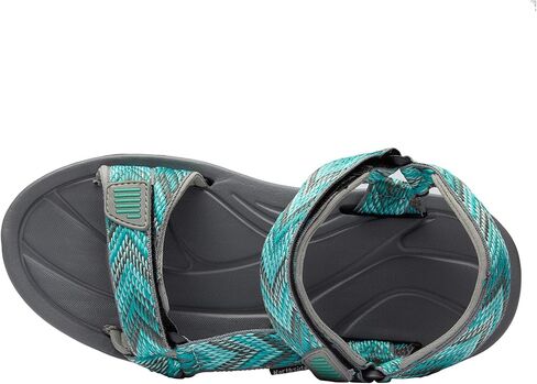 Northside Women's Seaview Sandal, Gray/Aqua, 6 M US in Saudi Arabia