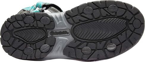 Northside Women's Seaview Sandal, Gray/Aqua, 6 M US in Saudi Arabia