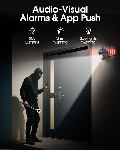 Security Cameras Wireless Outdoor Solar, 4MP 360° View Battery Powered Outdoor Camera, Night Vision with Spotlight, 2-Way Audio, PIR Motion Sensor, 2.4G/5G Dual Band WiFi, Grey(2 Pack) in Saudi Arabia
