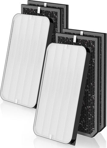 5500 Replacement Filters Compatible with 5000 Series Air Purifier, fits Model 5000, 5500, and 5500i, 2 Efficiency Filter and 4 VOCs Filter Compare to Part # ADF5005 ADF5006 ADF5001 in Saudi Arabia