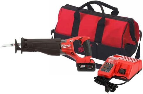 Milwaukee 2720-21 M18 Fuel 18-Volt Lithium-Ion Brushless Cordless Sawzall Reciprocating Saw Kit in Saudi Arabia
