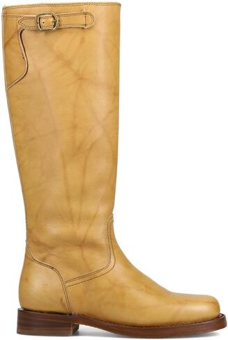 Frye Campus Low Heel Tall Riding Boot for Women, Elegant Leather Knee-High Design, Comfortable Equestrian Style Footwear in Saudi Arabia