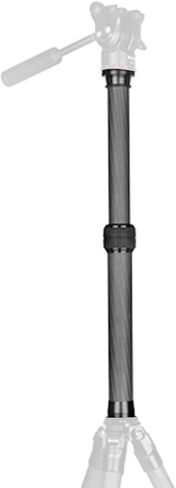 Sanpyl Tripod Extension Pole, 2 Section Center Column Carbon Fiber Extender Rod, 28cm to 44cm Telescopic Stick Monopod with Quick Release Base, Load 11lbs in Saudi Arabia