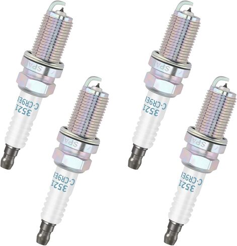 Iridium Spark Plugs Bujias Compatible with Toyota Camry 1992-2011 for Honda Civic 1999-2000 for Nissan Sentra 1991-1999 Replaces 3764 6418 XS63 3540 XP3923 BKR6EIX11 1UNA18110 9900079K60KR6 Set of 6 in Saudi Arabia